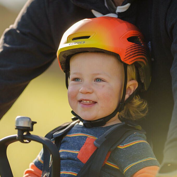 Giro Scamp II helmet in a kid Giro Scamp II helmet in a kid
